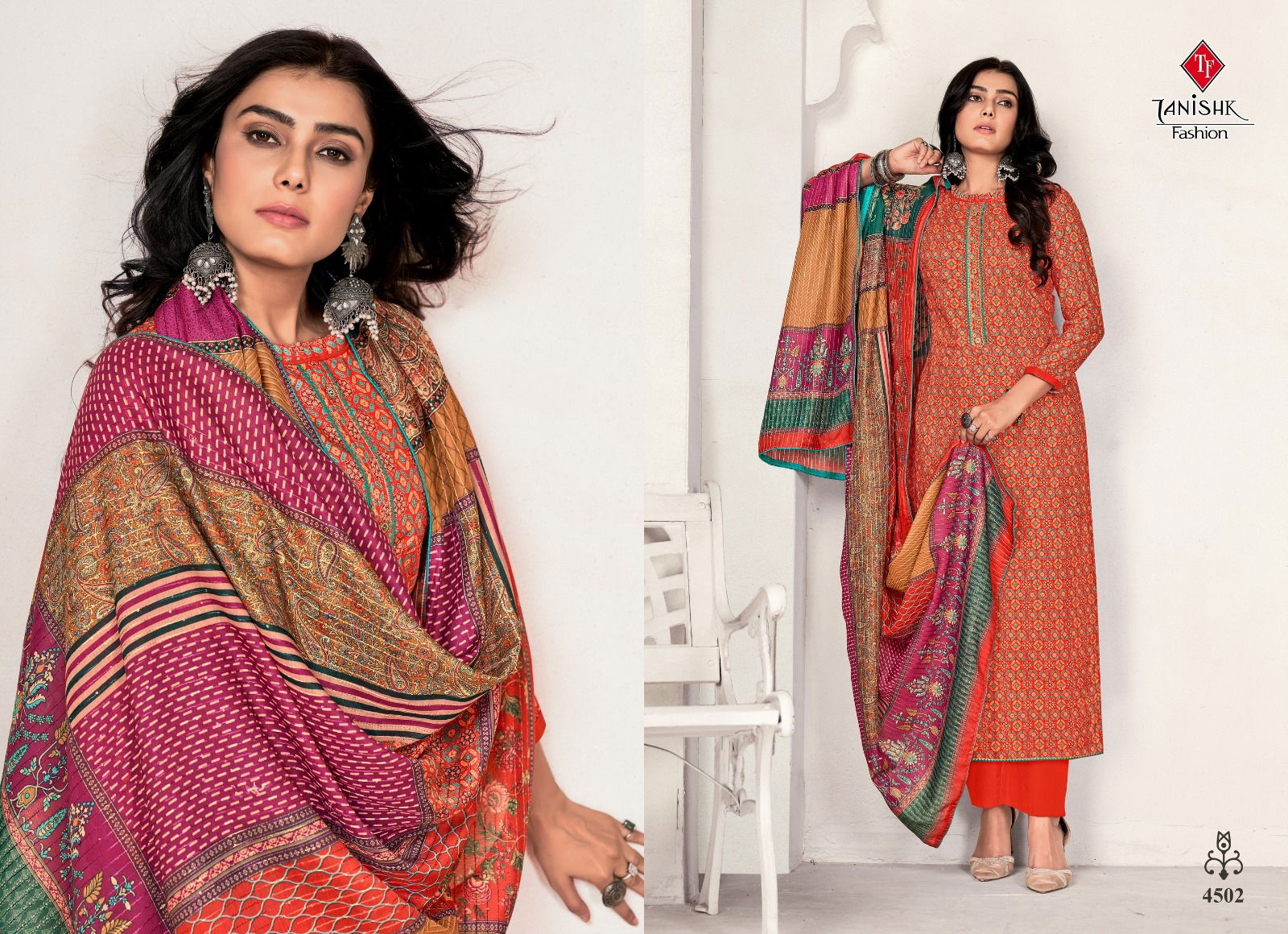 orum tanishq fashion muslin wholesale designer dress material catalog